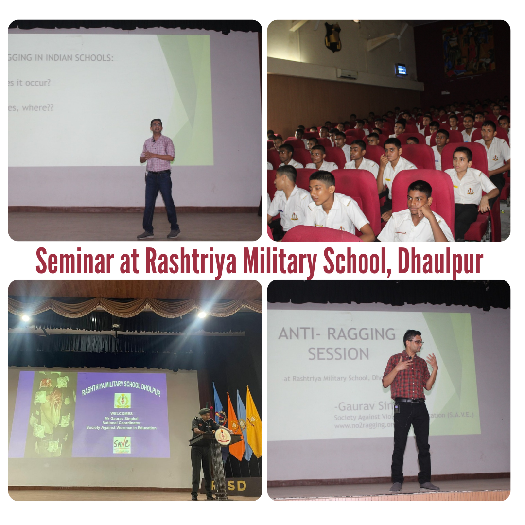 Read more about the article Seminar at Rashtriya Military School, Dhaulpur